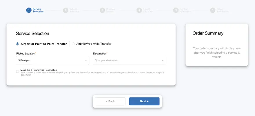 SJD Taxi - Complete Booking Platform